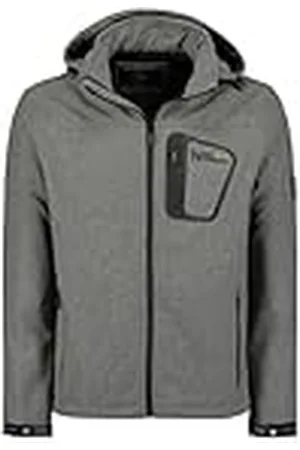 Geographical Norway Texshell Men Softshell Hombre, Gris Clair, XL