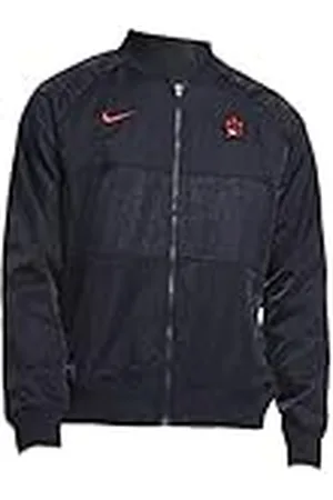 Nike ATM M NK Satin I96 Jacket, Hombre, Dark Obsidian/Dark Obsidian/Sport Red, S