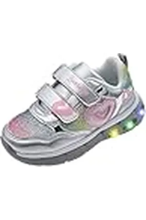 chicco Zapatillas Niño y Niña con Luces de Colores en la Suela y Cierre con Doble Ajustable, Zapatos para Niña y Niño, Diseñado en Italia