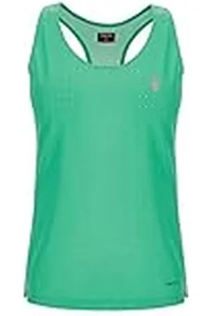 macron Run Prime Scd Deborah Tank Print Sbud Grn SS Wmn Camiseta de Tirantes, Mujer, , X-Large