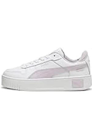 PUMA Carina Street Jr, Sneaker, White-Grape Mist, 37 EU
