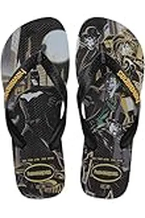 Havaianas Top Heróis DC, Chanclas Cómodas, Duraderas y Ligeras, Suela con Héroes y Villanos de Batman, Adultos Unisex