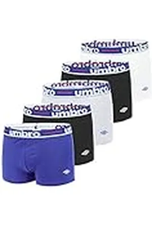 Umbro Calzoncillo Ropa Interior Hombre Algodón Liso (Paquete de 5)
