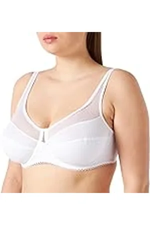 Dim Sujetador Generous Gran Capacidad Algodón Orgánico Mujer x1, Blanco, 80C