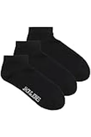 JACK & JONES Jaclouis Dongo-Calcetines (3 Unidades), Negro/Paquete: Negro-Negro, Talla única para Hombre