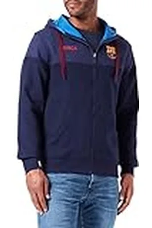 FC Barcelona Sudadera con Capucha Modelo Sudadera Abierta Capucha Nº 2 (Nuevo Diseño) Marca