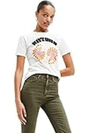 Desigual Short Sleeve T-Shirt Camiseta, , S para Mujer
