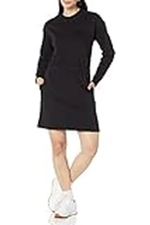 Amazon Vestido Tipo Sudadera con Cintura Ajustada (Disponible en Tallas Grandes) Mujer, , XS