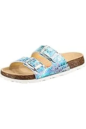 Superfit Fussbettpantoffel, Pantuflas, Azul (Blue 80111), 24 EU