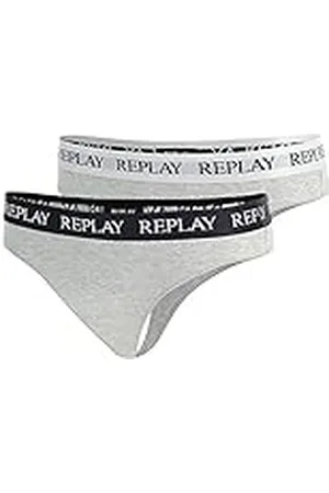 Replay I101296-001-N288 Tanga, con Logo (2 Piezas) Women