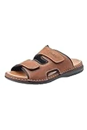 Rieker 25559, Zuecos Hombre, Braun (Marrone/Schwarz / 25), 43 EU