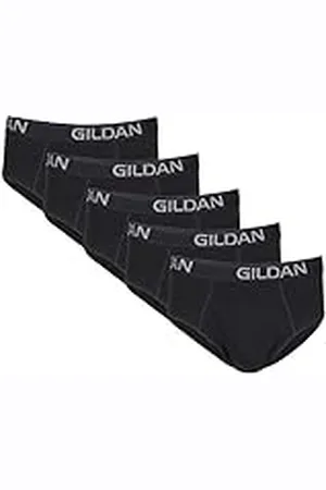 Gildan Braguita elástica algodón Ropa Interior, , L (Pack de 5) para Hombre