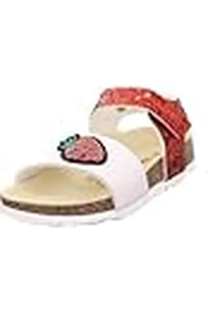 Superfit Fussbettpantoffel, Mule, Rot/WEIß 5000, 40 EU