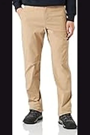 Jack Wolfskin Pantalones Wanderthirst M, Pantalones para Exteriores Hombre, Beige , 50