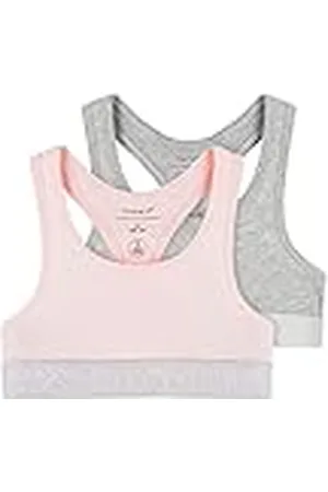 NAME IT Nkfshort Top 2p Noos Calzoncillos Niñas, Barely Pink/Pack:w/Grey Melange, 122