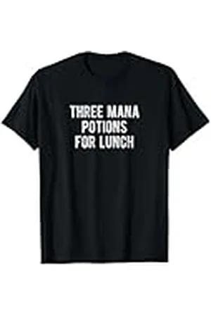 Fantasy Tres pociones de maná para el almuerzo Camiseta