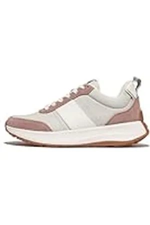 FitFlop F-Mode Flow Fabric/Suede/Leather Flatform Sneakers, Zapatos Mujer, , 36 EU