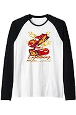 Cars Lightning McQueen Faster Than Fast Camiseta Manga Raglan
