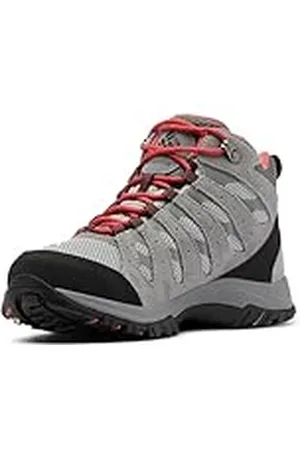 Columbia Redmond 3 Mid WP, Botas Montaña De Senderismo Y Trekking, Mujer, Rojo (Steam/Red Coral 2023), 39 EU