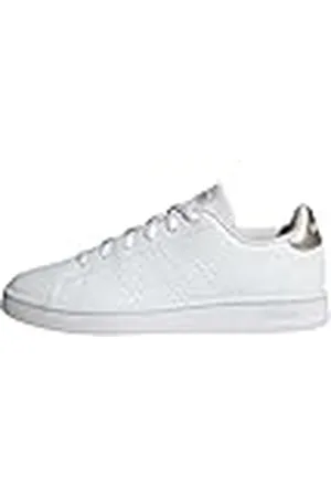 adidas Advantage Base Shoes, Zapatos Mujer, Cloud White/Cloud White/Champagne, 36 2/3 EU