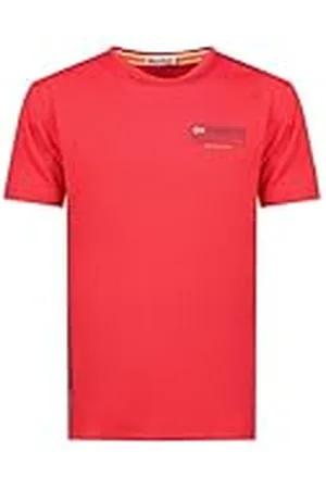 Geographical Norway Joffroy Men Camisetas, Rouge, L para Hombre