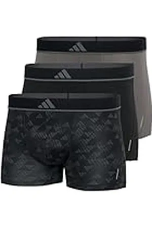 adidas Herren Unterwäsche Boxershorts 3er Pack-Trunk (3pk) -Active Micro Flex Eco Bóxer, Assorted_4am014, L Hombres