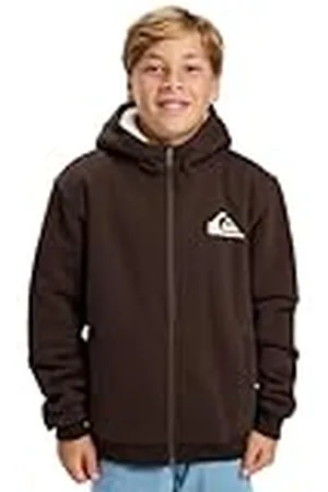 Quiksilver Jersey de Forro Polar Sherpa, para niño, Color , Talla 12
