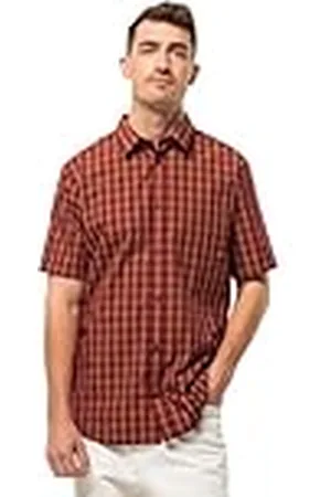 Jack Wolfskin Hot Springs Camiseta M Camisa de Vestir, , S para Hombre