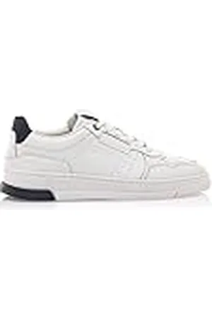 MTNG Deportivas Hombre Deportivas Slam 84432 Hombre | De Piel, con Interior Textil y Punta Redonda | Deportivas Casual | Cierre con Cordones | 55723 | Blanco_Marino