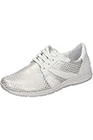 Comfortabel Cordones para Mujer, Plata, 36 EU Ancho