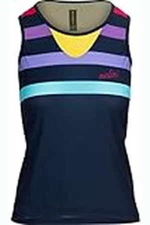 Nalini 03114601100C000.10 Tank Top Lady Mujer Camiseta Sin Mangas Azul/Amarillo L, , L