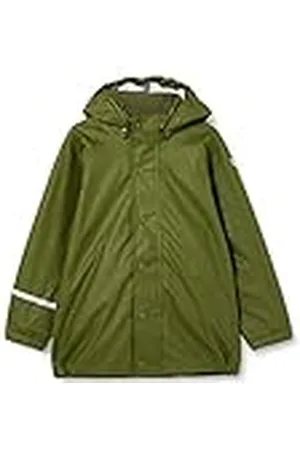 CareTec Rain jacket - PU w/o fleece para Unisex niños, Verde (Chive 996), 86