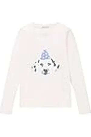 TOM TAILOR 1032951 Camiseta de Manga Larga para niños con Flocado, 29357-Cotton Candy Pink, 116-122