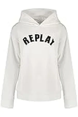 Replay W3637g Sudadera con Capucha, , L para Mujer