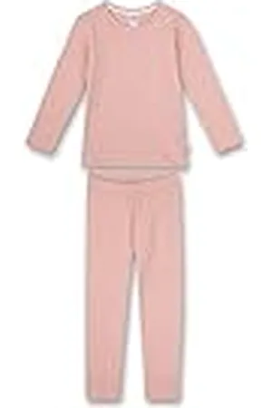 Sanetta 233102 Pijama Largo, Rosa, 98 cm para Niñas