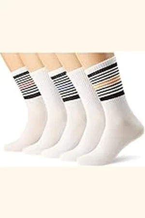 JACK & JONES Jacmilo Tennis Socks 5 Pack Calcetines, Sun Orange/Pack: Skydiver-True Red-White-White, Talla única Hombres