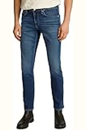 Calvin Klein Vaqueros Hombre Slim Fit Tejido elástico, Azul , 32W/32L