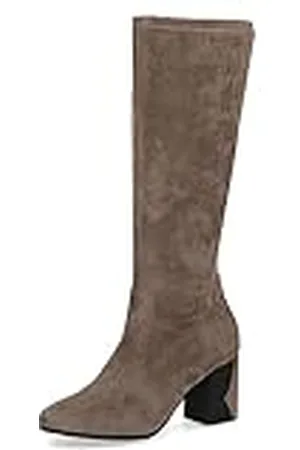 Caprice 9-25526-41, Botines de tacón con cordones para Mujer, Marrón (Taupe Stretch), 41 EU