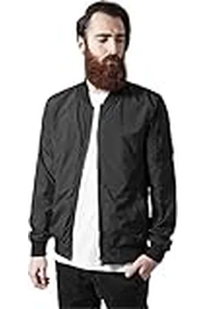 Urban classics Chaqueta bomber para hombr de invierno, estilo old school, chaqueta corta, ajuste óptimo, chaqueta acolchada cortaviento, Tallas S -XXL