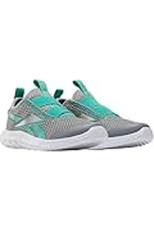 Reebok Rush Runner Slip-ON, Zapatillas, GREY3/UNLEASHEDGREEN/WHITE, 23 EU