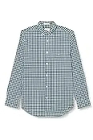 GANT Reg Poplin-Camiseta de Cuadros (tamaño pequeño) Camisa, , S Hombres