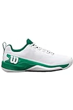 Wilson Rush Pro 4.5 Clay, Zapatillas de Tenis Hombre, White/Bosphorus/Black, 44 EU