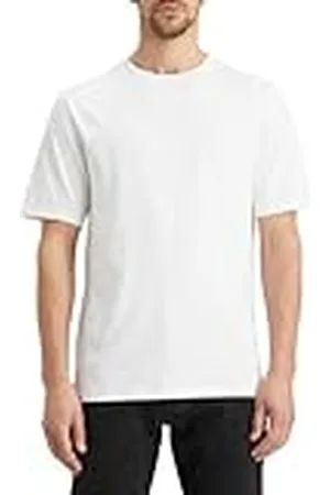 Scotch&Soda Core-Logo T-Shirt Camiseta, White, S para Hombre