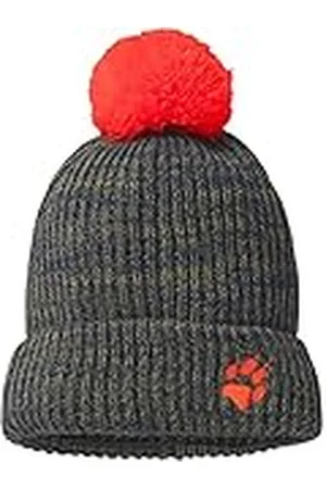Jack Wolfskin Snow Ball, Sombrero Tejido, Índigo Oscuro, S, Unisex-Hijo
