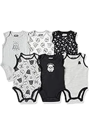 Amazon Disney | Marvel | Star Wars Bodies sin Mangas Unisex Bebés, Pack de 6, , Prematuro