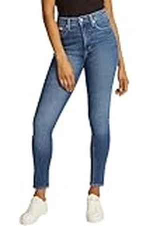 Calvin Klein Vaqueros Mujer High Rise Skinny Fit, Azul , 30W/27L