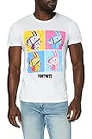 Fortnite Llama Pop Art Camiseta Hombre Moda, XXL