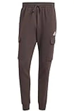 adidas Hombre Essentials Fleece Regular Tapered Cargo Pants, , XS Short