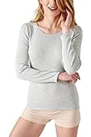 Damart Camiseta de Manga Larga de canalé Fino Thermolactyl Ropa Interior, , L para Mujer