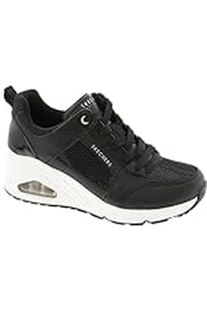Skechers Cuña Uno, Zapatillas Mujer, Black, 37 EU